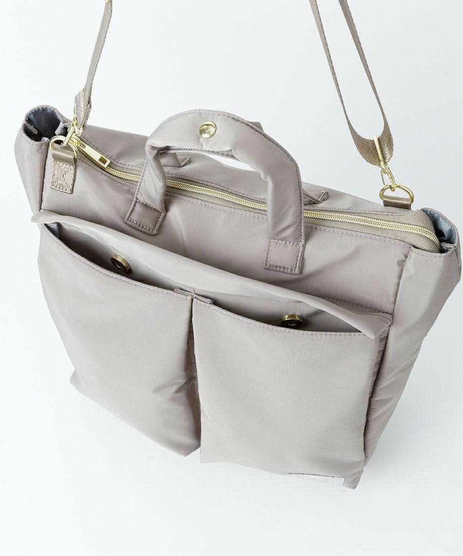 Legato Largo トートバッグ 撥水 2WAY 多収納 A4 キレカジ撥水ポリエステル LT-X0112