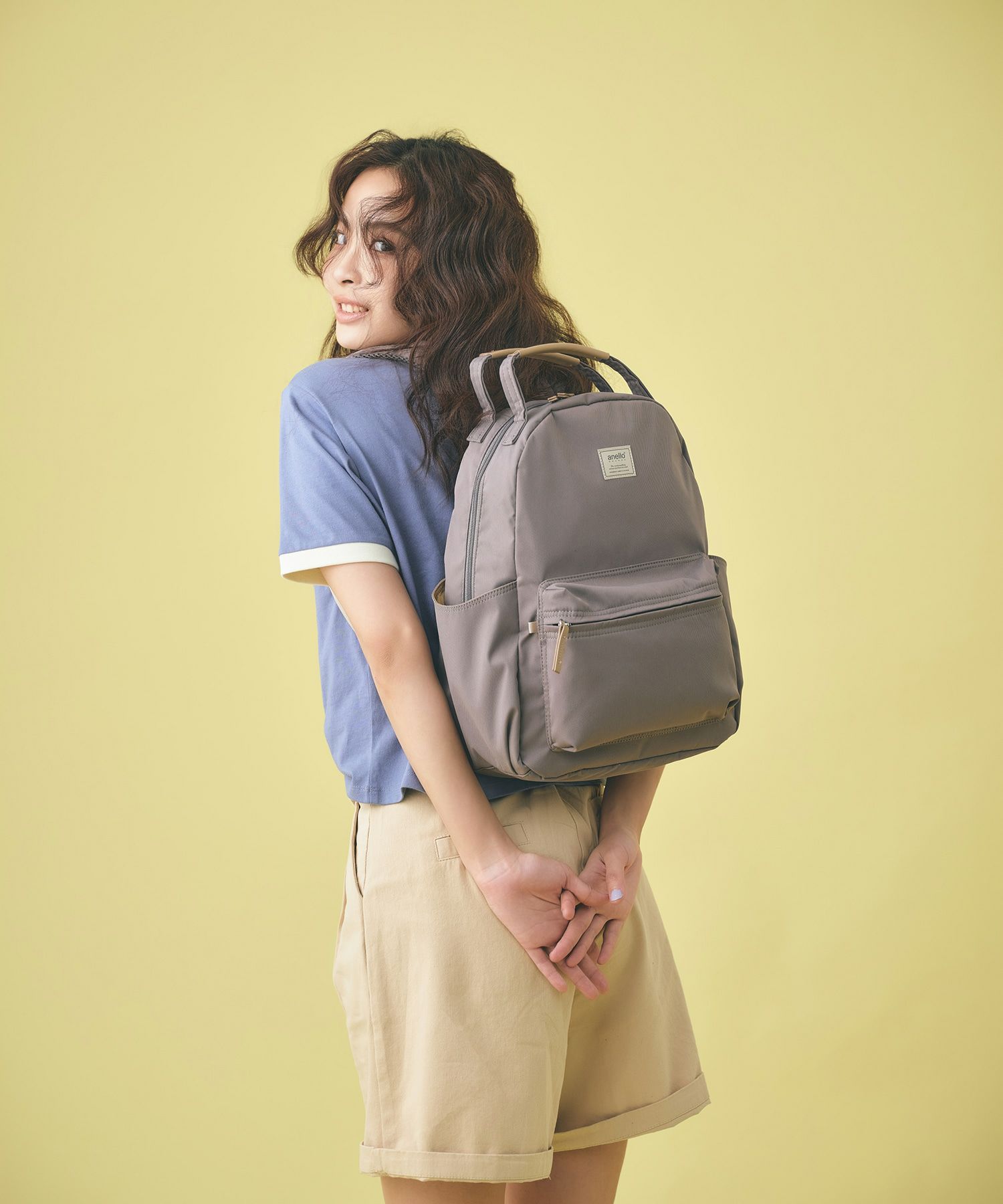 anello GRANDE リュック バックパック 軽量 多収納 A4 motte GHM0551