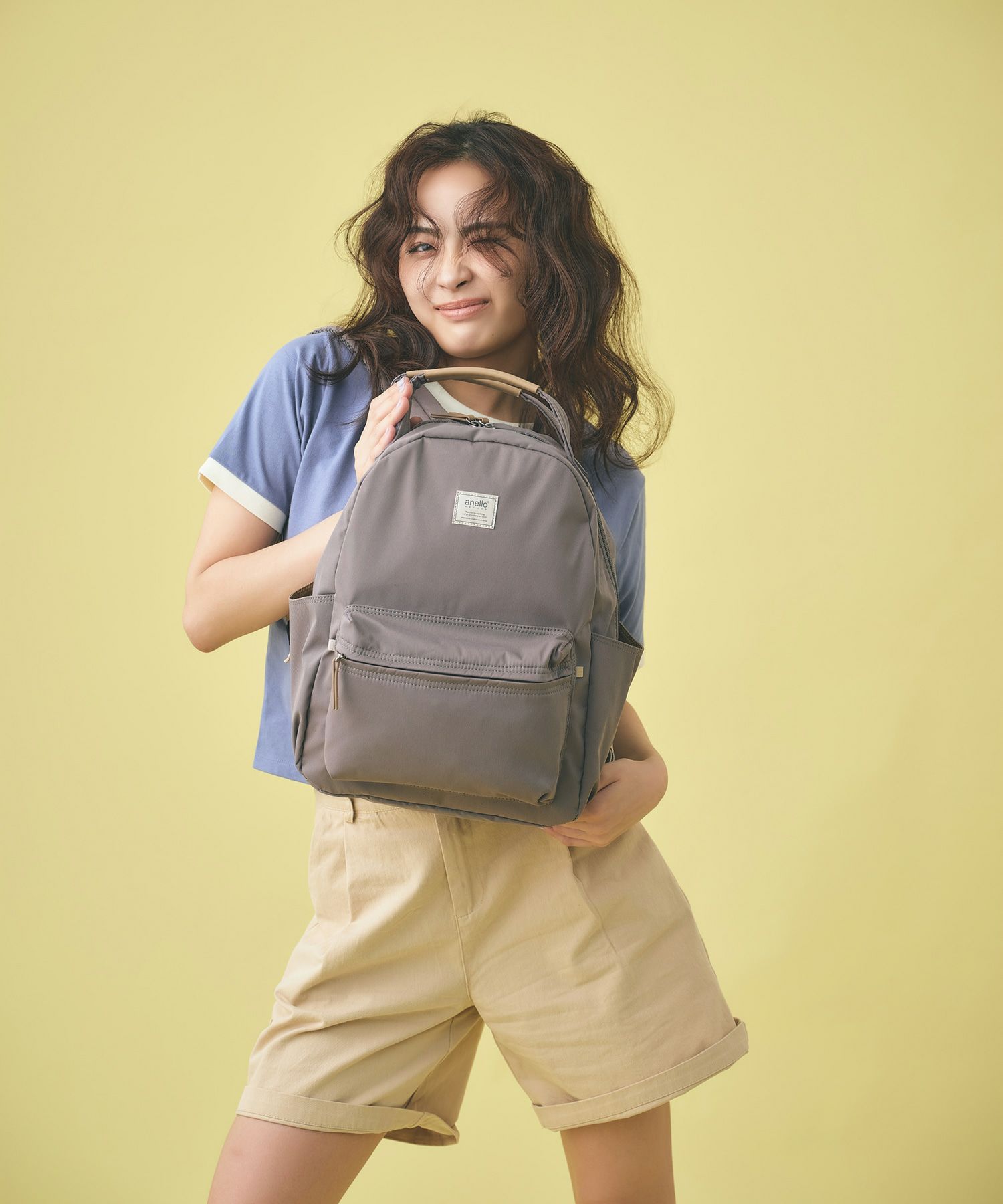 anello GRANDE リュック バックパック 軽量 多収納 A4 motte GHM0551