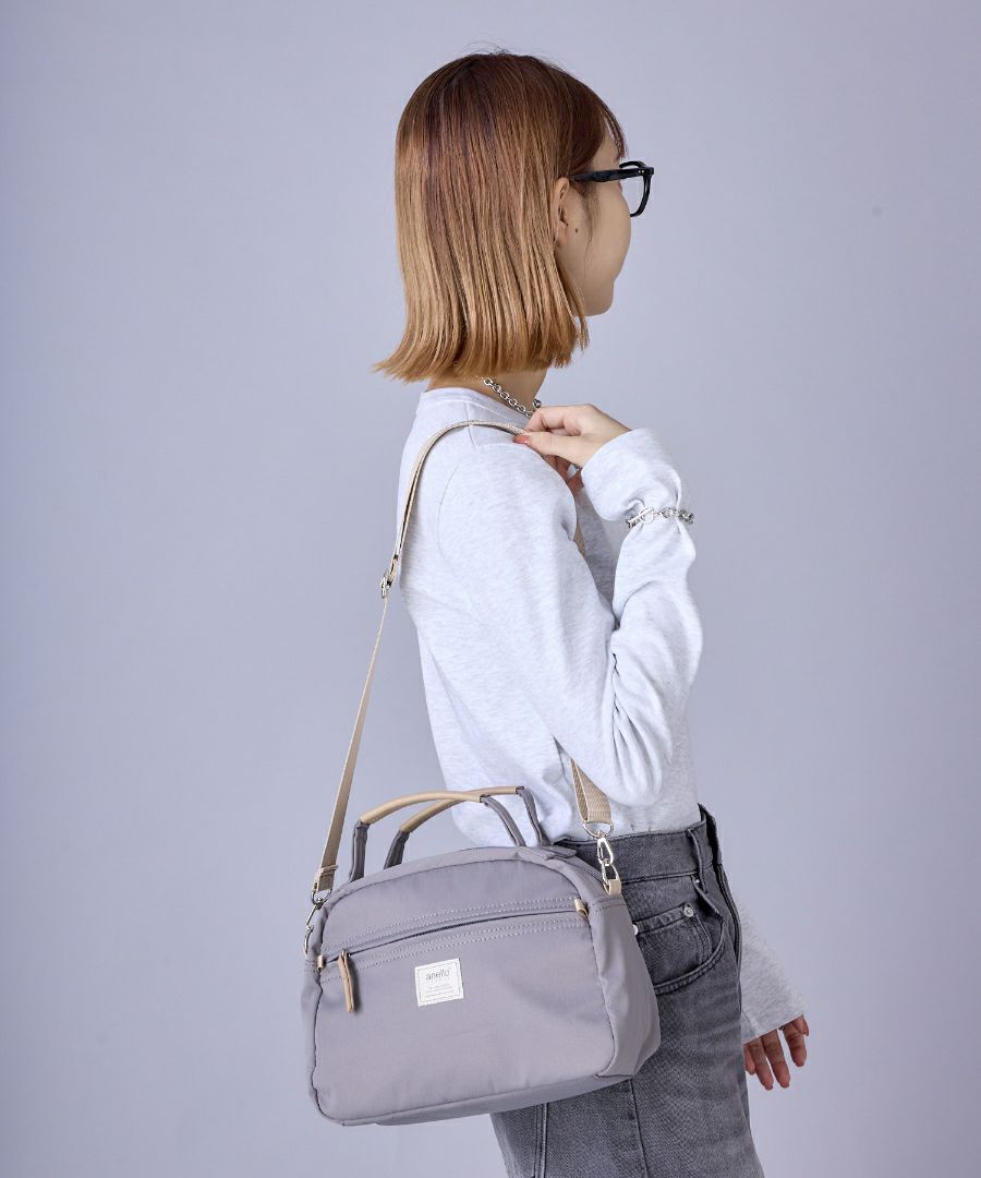 anello GRANDE ボストンバッグ 軽量 2WAY A5 motte GHM0552