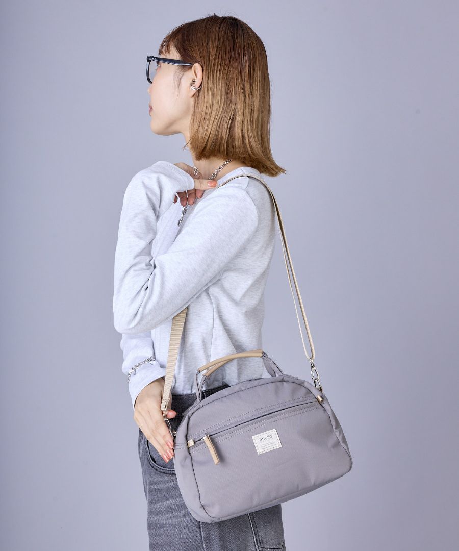 anello GRANDE ボストンバッグ 軽量 2WAY A5 motte GHM0552