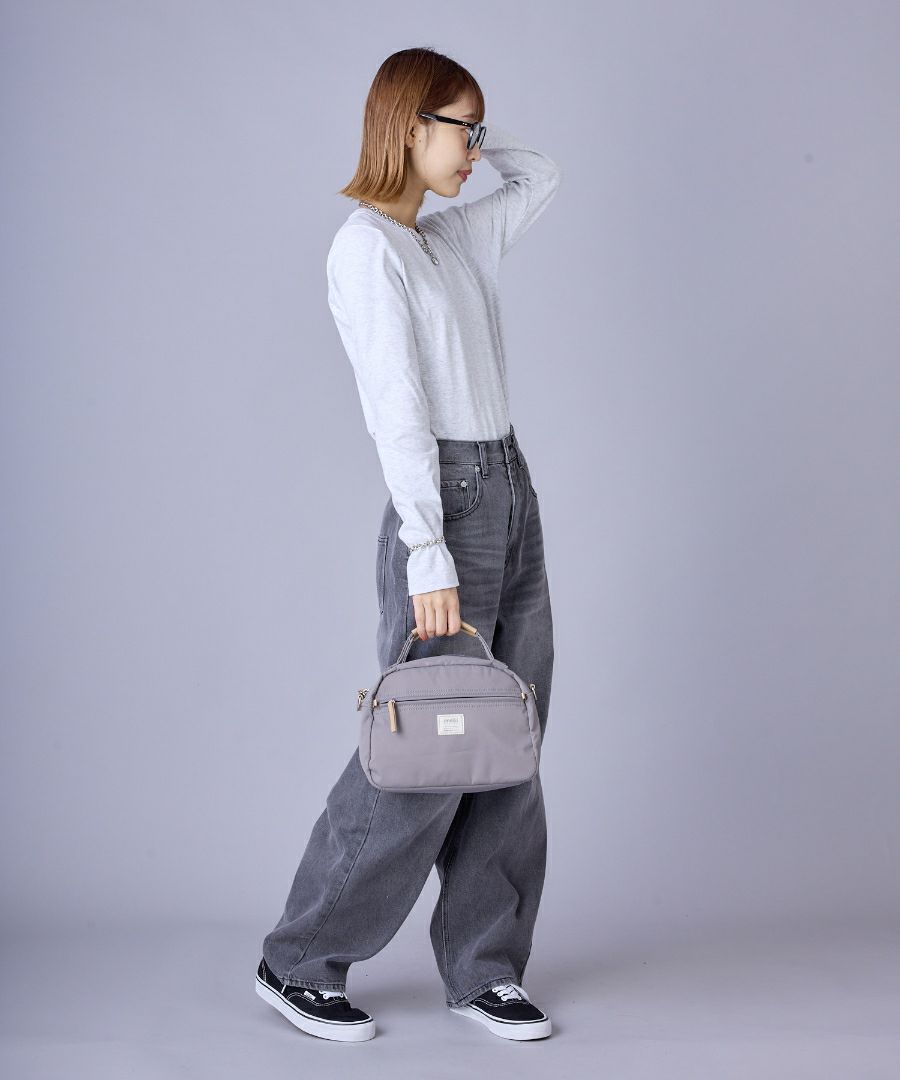 anello GRANDE ボストンバッグ 軽量 2WAY A5 motte GHM0552