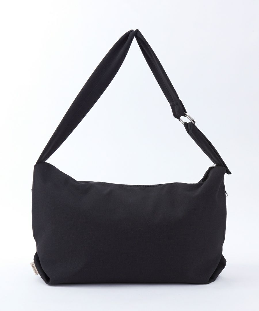 Legato Largo ショルダーバッグ  A4 ハンモックバッグ　リネン調ポリ LG-F3114