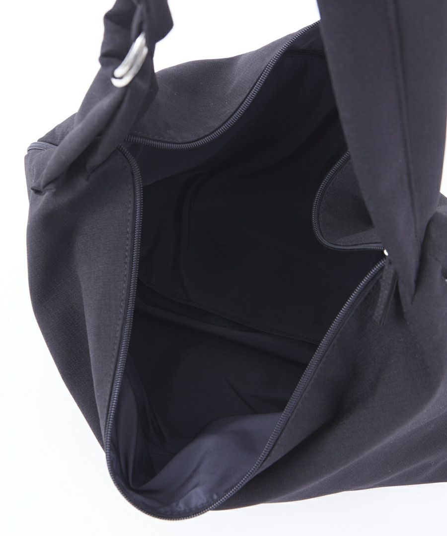 Legato Largo ショルダーバッグ  A4 ハンモックバッグ　リネン調ポリ LG-F3114