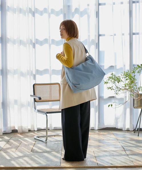 56%OFF】≪ハンモック/リネン調≫ビッグワンショルダーバッグ(5