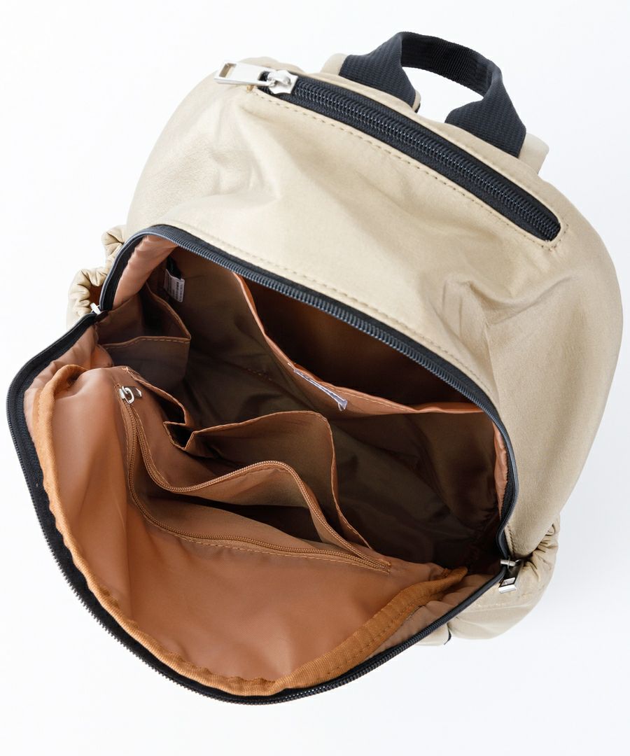 Legato Largo リュック バックパック 撥水 10ﾎﾟｹ 多収納 A4 ドロストバッグ LI-E1624