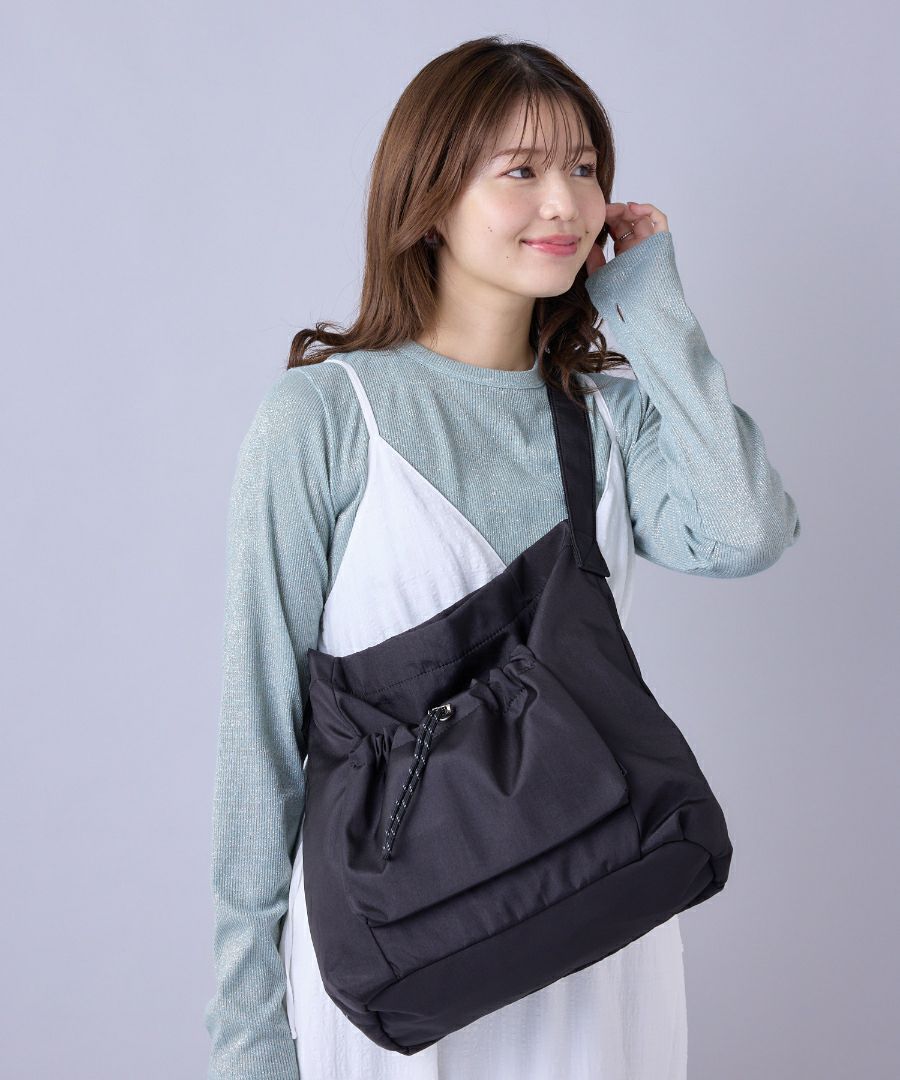 Legato Largo ショルダーバッグ 撥水 A4 ドロストバッグ LI-E1625