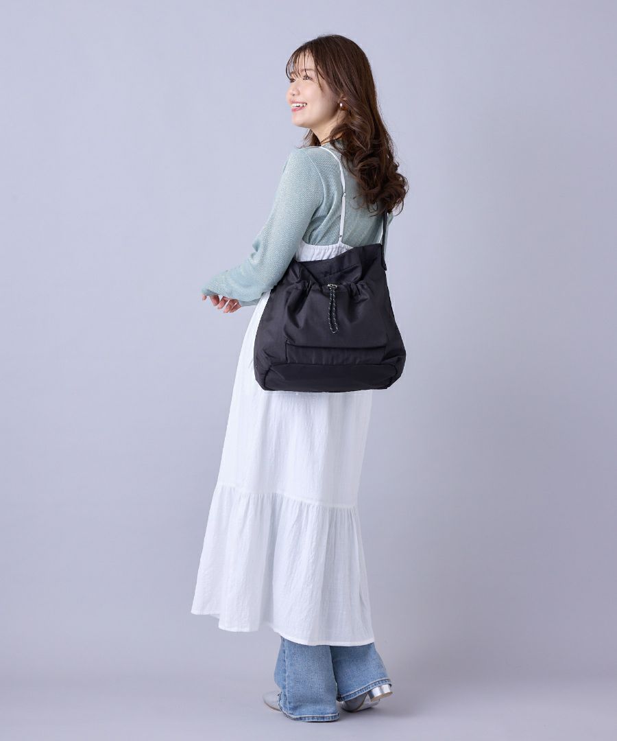 Legato Largo ショルダーバッグ 撥水 A4 ドロストバッグ LI-E1625