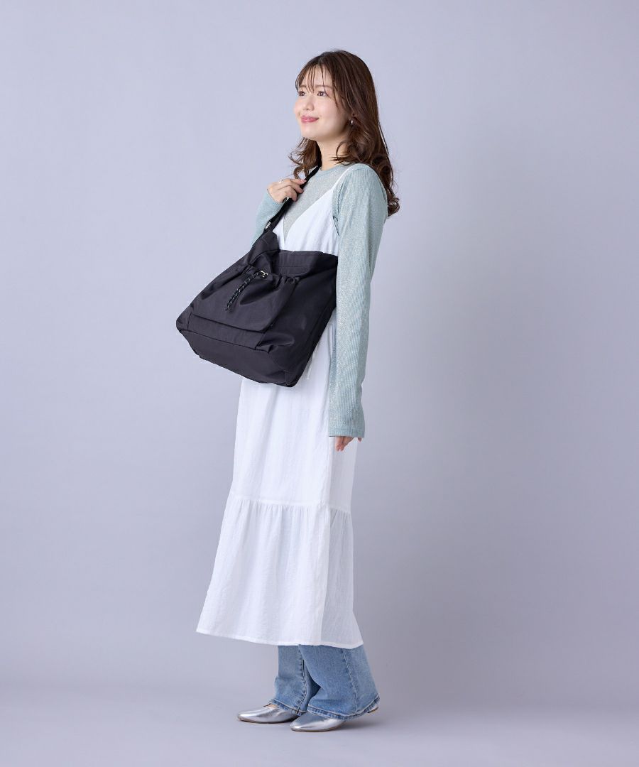 Legato Largo ショルダーバッグ 撥水 A4 ドロストバッグ LI-E1625