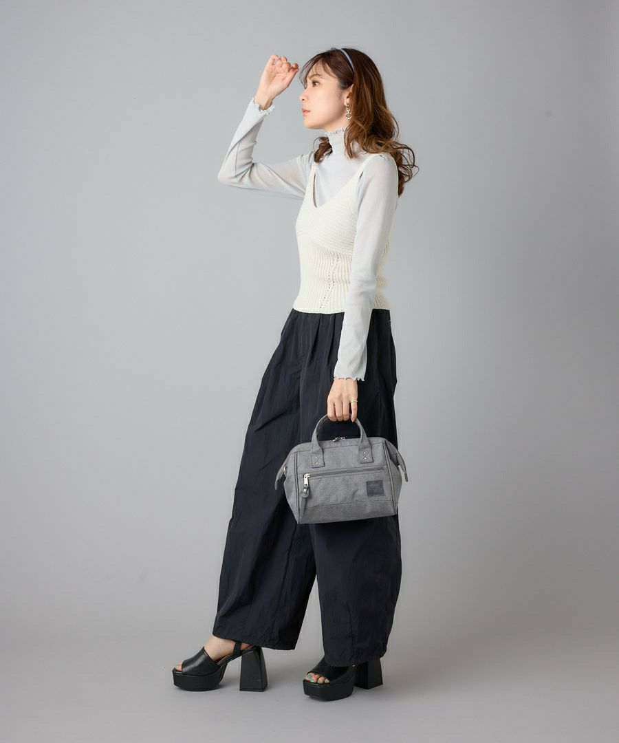 anello ショルダーバッグ 撥水 ﾘﾌﾟﾘｰﾌﾞ 2WAY A5 CB-HEATHER ATB4685
