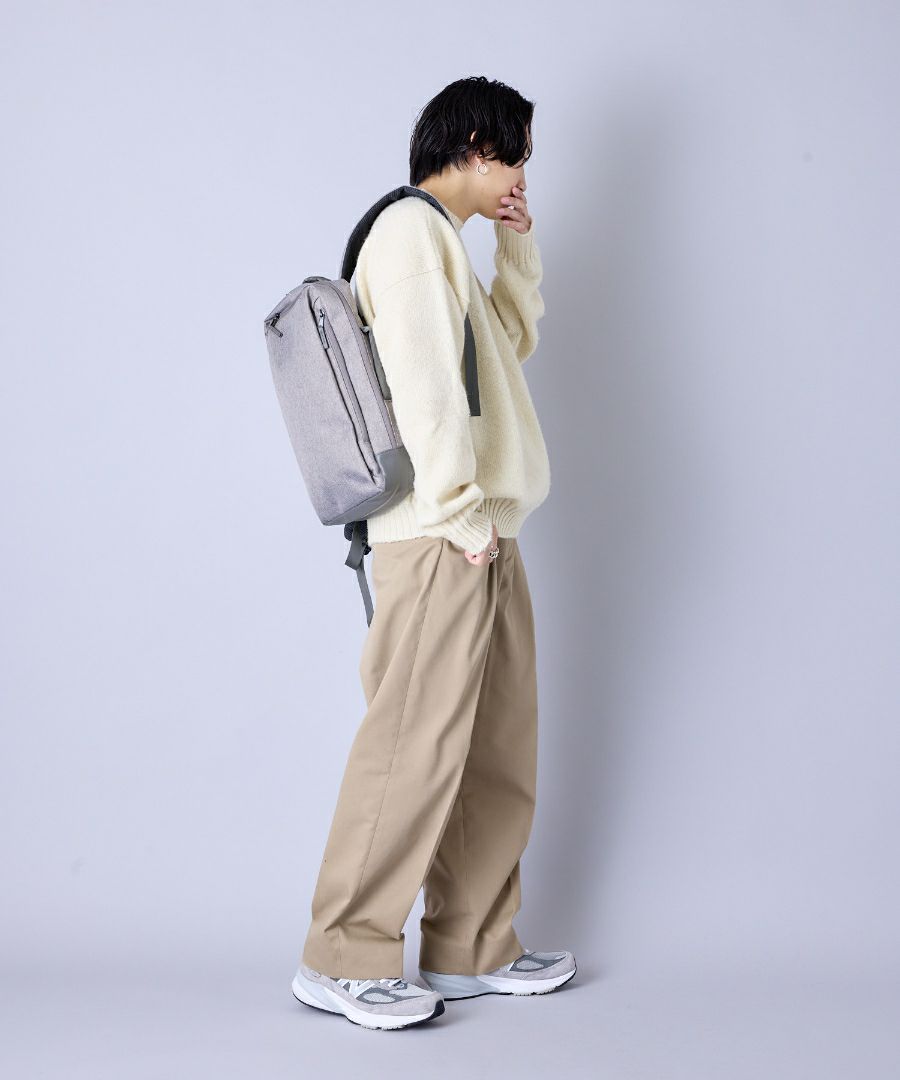 anello GRANDE リュック バックパック 撥水 多収納 10ﾎﾟｹ 2WAY PC収納 A4 BONE GIN1081