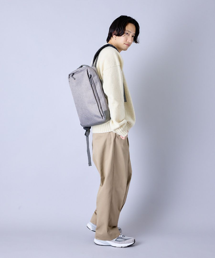 anello GRANDE リュック バックパック 撥水 多収納 10ﾎﾟｹ 2WAY PC収納 A4 BONE GIN1081