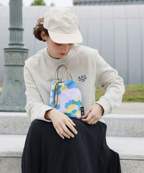 【50%OFF】PAPIER TIGRE 巾着2WAY ショルダーバッグ