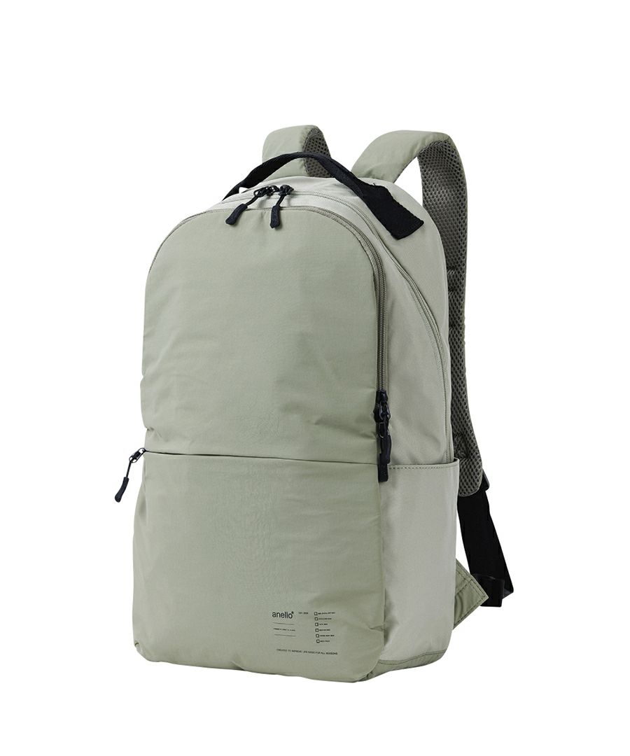 anello リュック バックパック 両面撥水 軽量 PC収納 10ポケット キャリーオン A4 GUIDE ATH3563