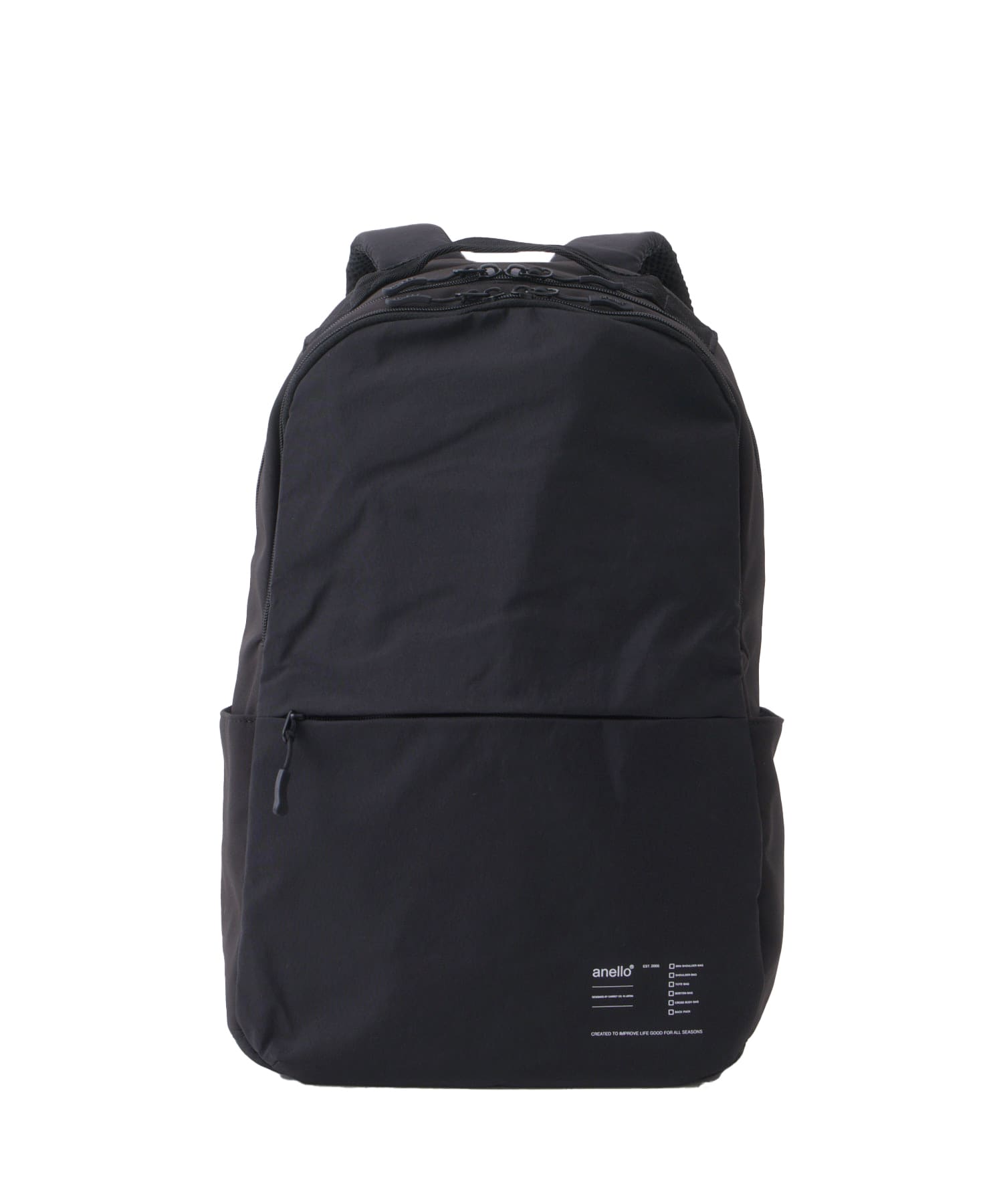 anello リュック バックパック 両面撥水 軽量 PC収納 10ポケット キャリーオン A4 GUIDE ATH3563