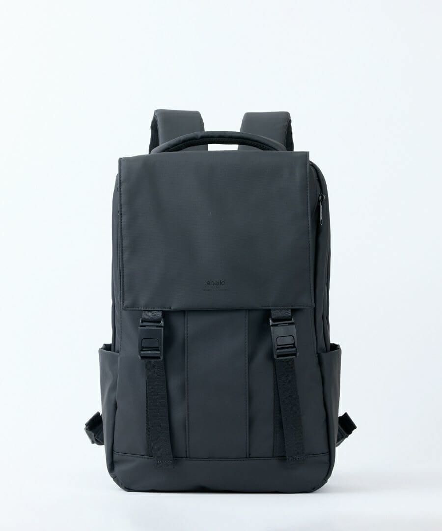 anello リュック バックパック 耐水 10ポケット PC収納 キャリーオン マグネットバックル A4 M.F.GAMMA ATS1281