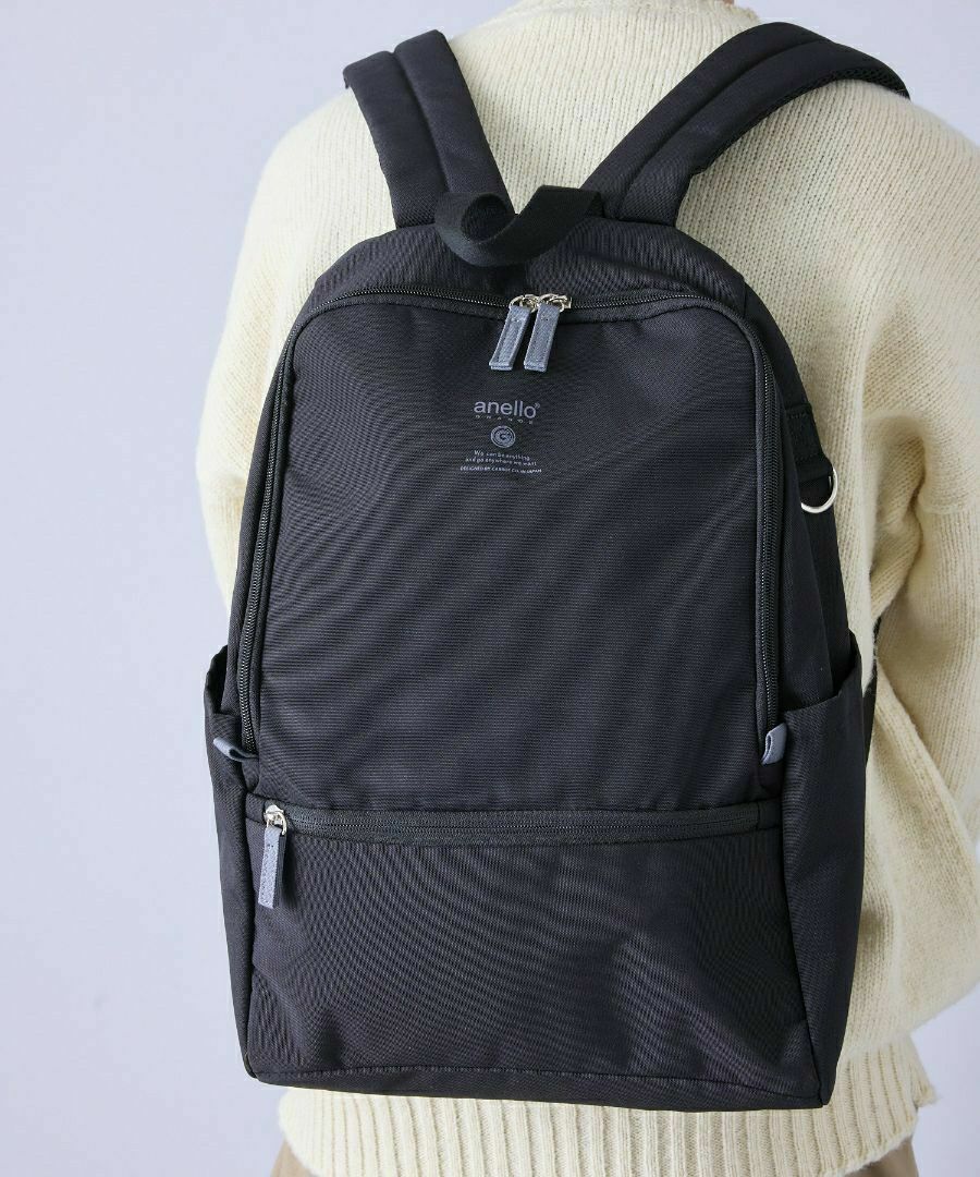 anello GRANDE リュック バックパック 両面撥水 軽量 PC収納 キャリーオン A4 FITTY GTM0833