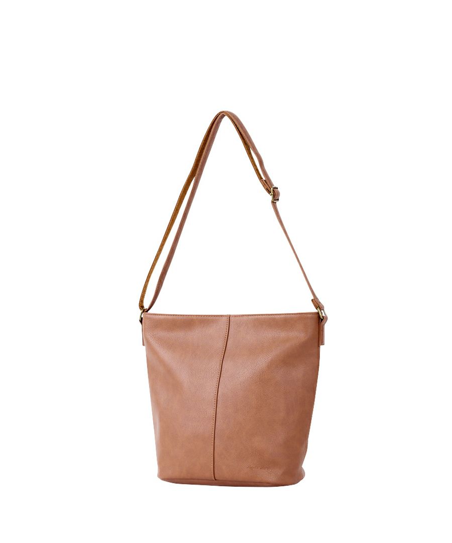 レザー ショルダーバッグ ブラック ショルダーバッグ/スモーキーシボフェイクレザー | ショルダーバッグ