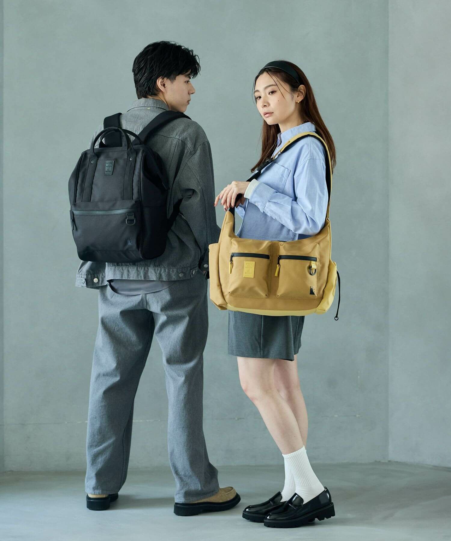 anello ショルダーバッグ 撥水 ショルダーパッド付き A4 EXPAND5 ATN1181