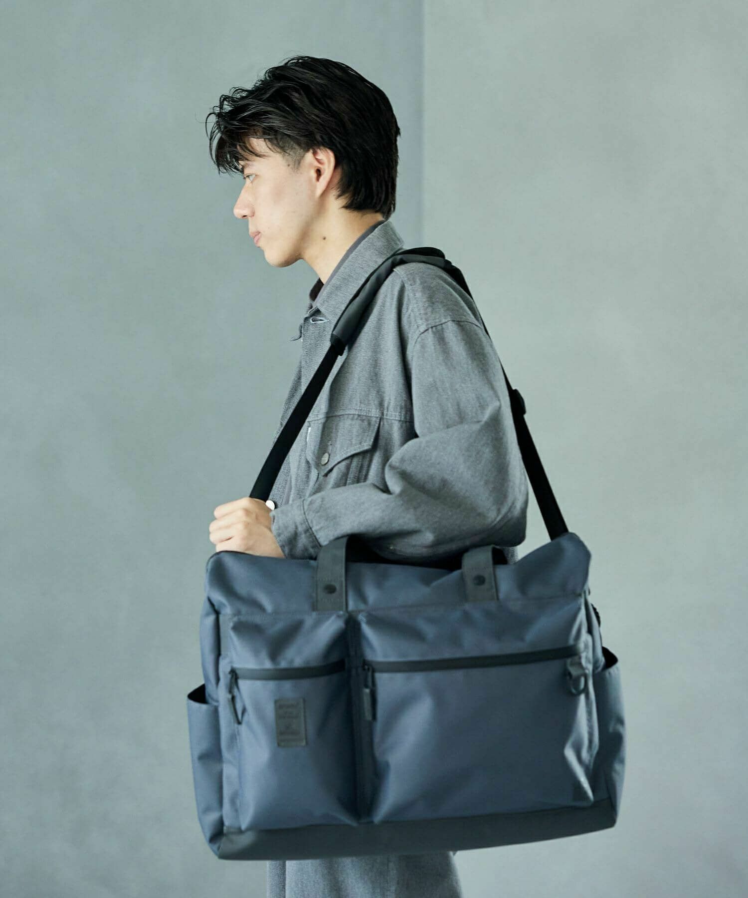 anello ボストンバッグ 撥水 容量35L ショルダーパッド付き A3 EXPAND5 ATN1182