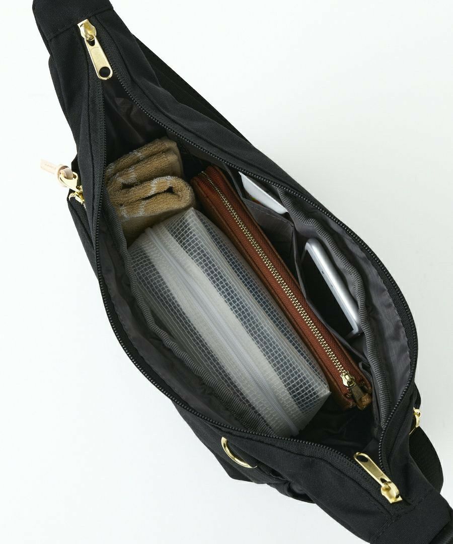 anello GRANDE ショルダーバッグ 両面撥水 軽量 10ポケット Dかん A5 MART GTM0861