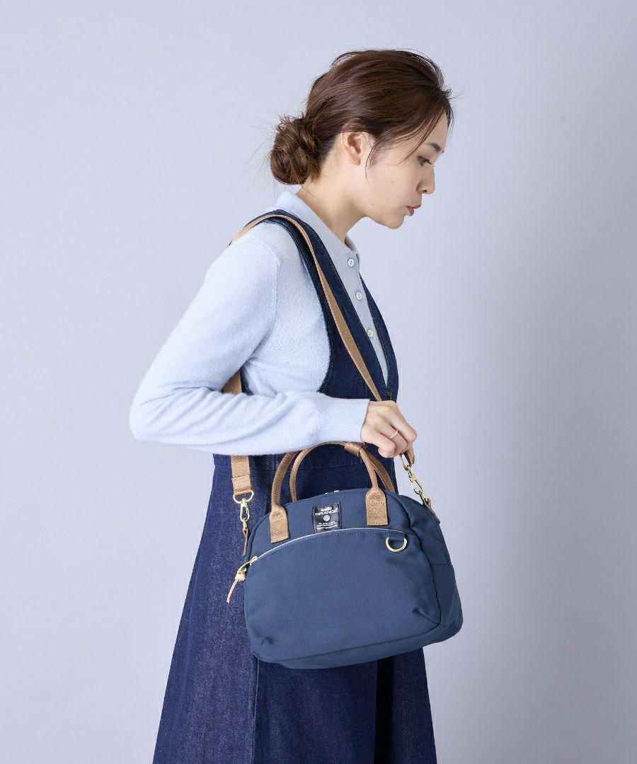 anello GRANDE ボストンバッグ 両面撥水 軽量 10ポケット 2WAY Dかん A5 MART GTM0862