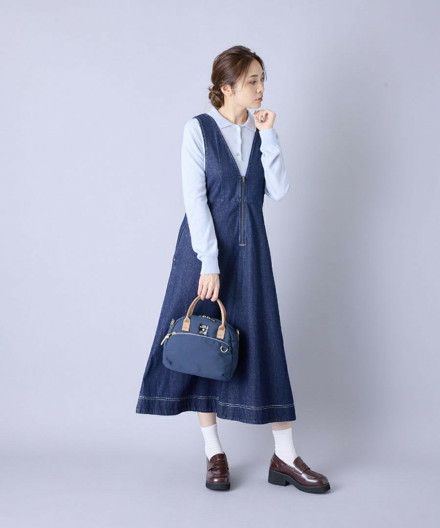 anello GRANDE ボストンバッグ 両面撥水 軽量 10ポケット 2WAY Dかん A5 MART GTM0862