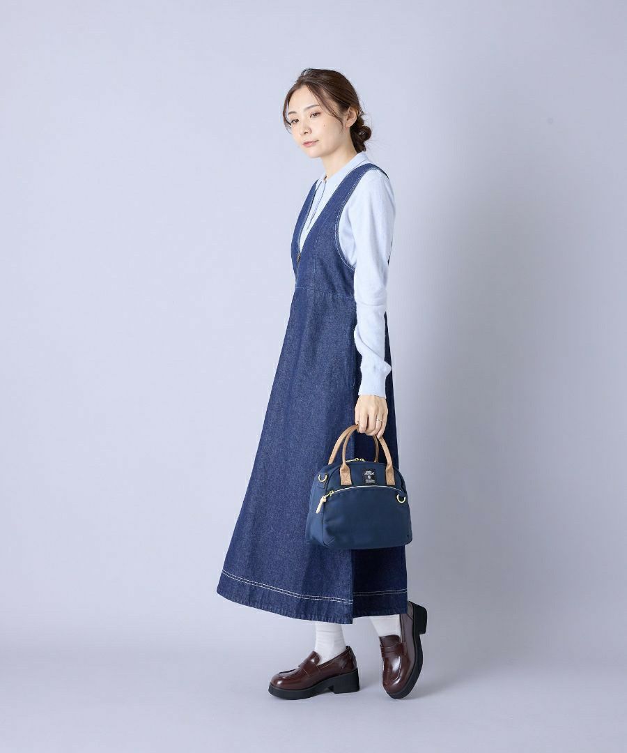 anello GRANDE ボストンバッグ 両面撥水 軽量 10ポケット 2WAY Dかん A5 MART GTM0862