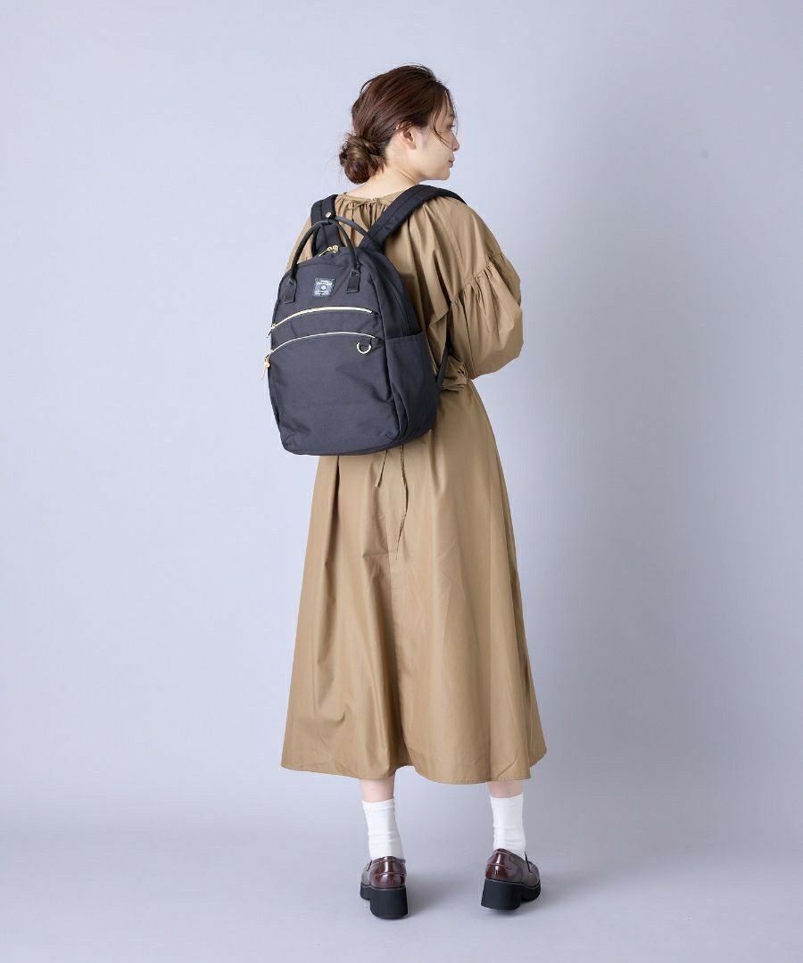 anello GRANDE リュック バックパック 両面撥水 軽量 10ポケット PC収納 キャリーオン Dかん A4 MART GTM0864