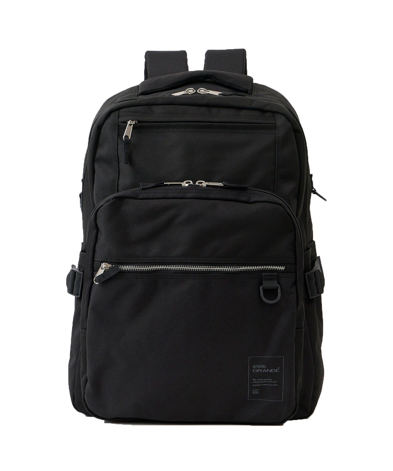 anello GRANDE リュック バックパック 両面撥水 大容量 35L 多機能 10ﾎﾟｹ PC収納 ｷｬﾘｰｵﾝ ﾁｪｽﾄｽﾄﾗｯﾌﾟ Dかん A4 BUDDY GTM0871