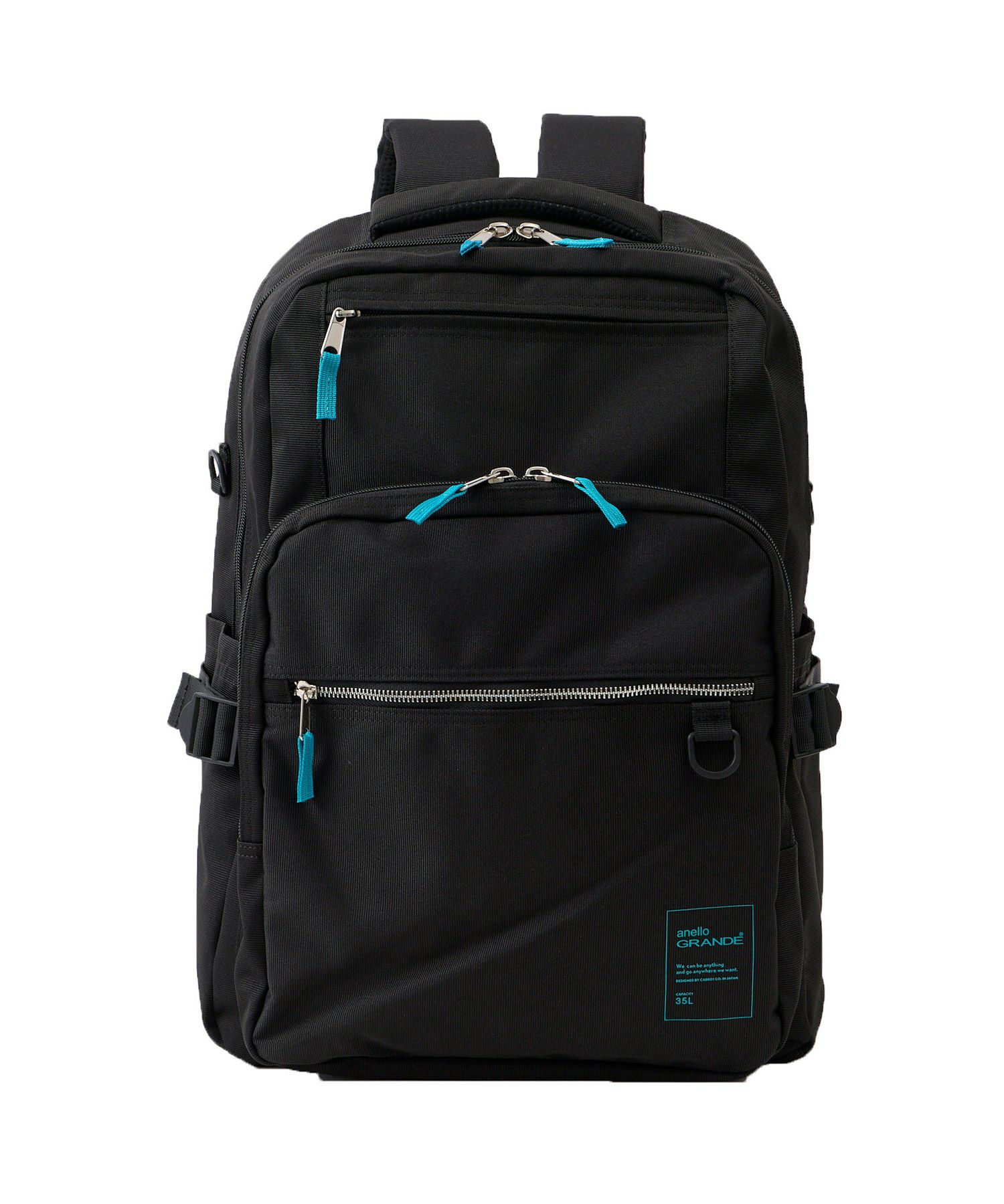 anello GRANDE リュック バックパック 両面撥水 大容量 35L 多機能 10ﾎﾟｹ PC収納 ｷｬﾘｰｵﾝ ﾁｪｽﾄｽﾄﾗｯﾌﾟ Dかん A4 BUDDY GTM0871
