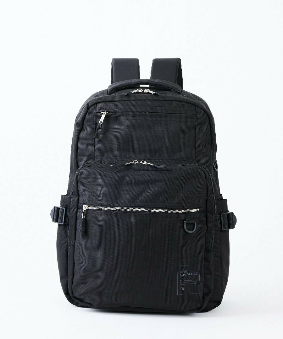 anello GRANDE リュック バックパック 両面撥水 大容量 35L 多機能 10ﾎﾟｹ PC収納 ｷｬﾘｰｵﾝ ﾁｪｽﾄｽﾄﾗｯﾌﾟ Dかん A4 BUDDY GTM0871