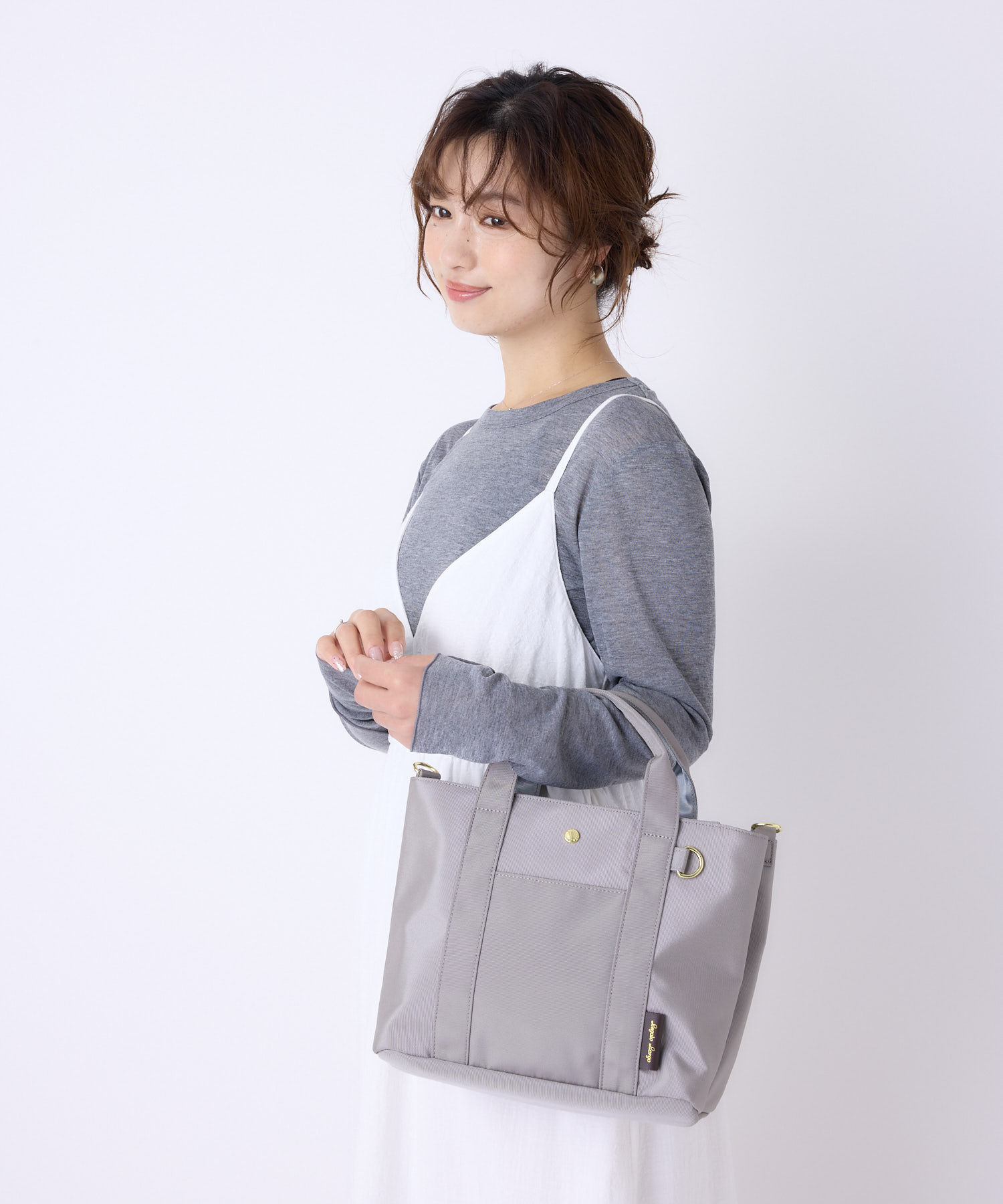 Legato Largo ショルダーバッグ 簡探バッグ 撥水 整理整頓 仕切り A5 簡探バッグ LT-F3411