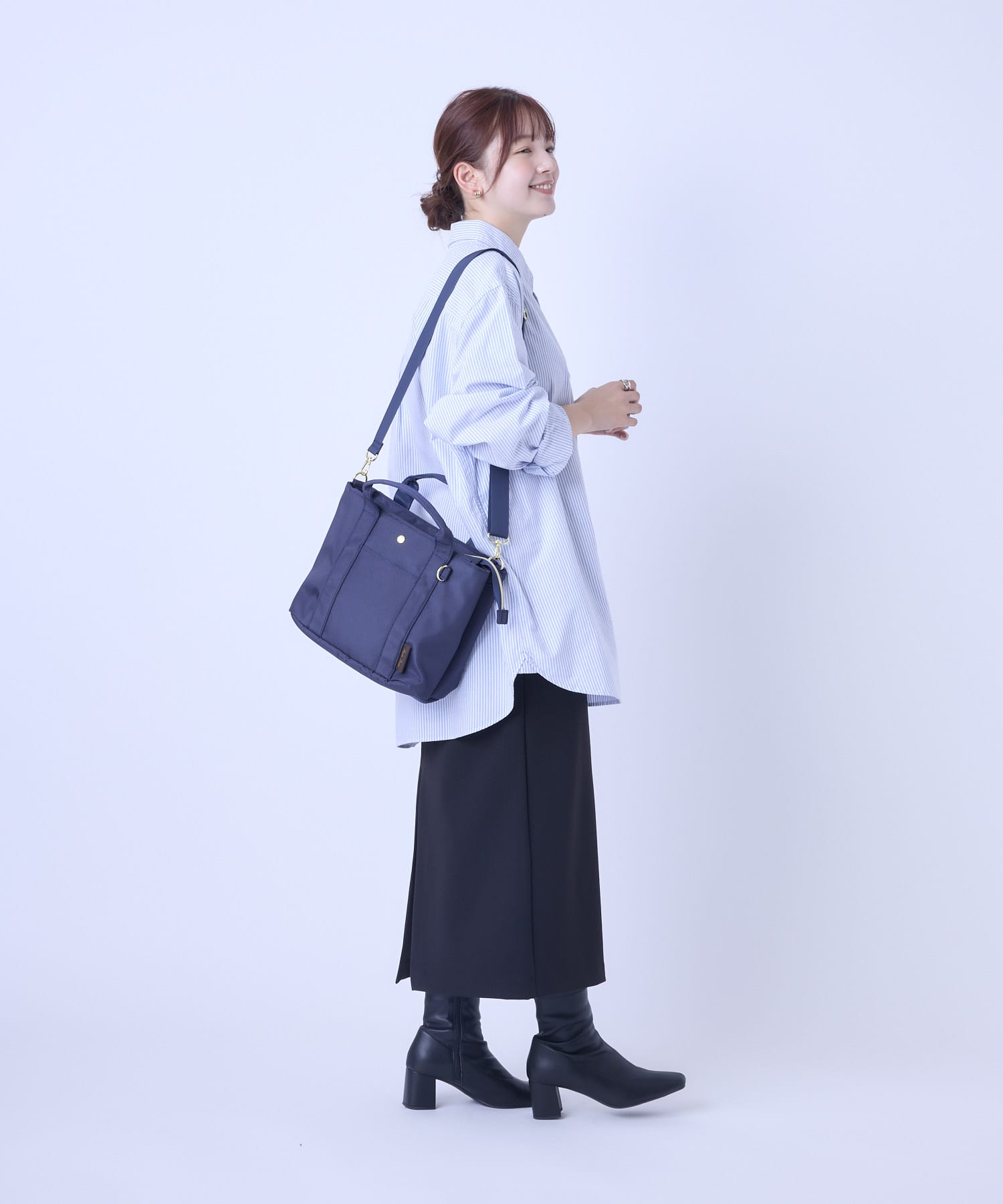 Legato Largo ショルダーバッグ 簡探バッグ 撥水 整理整頓 仕切り A5 簡探バッグ LT-F3411