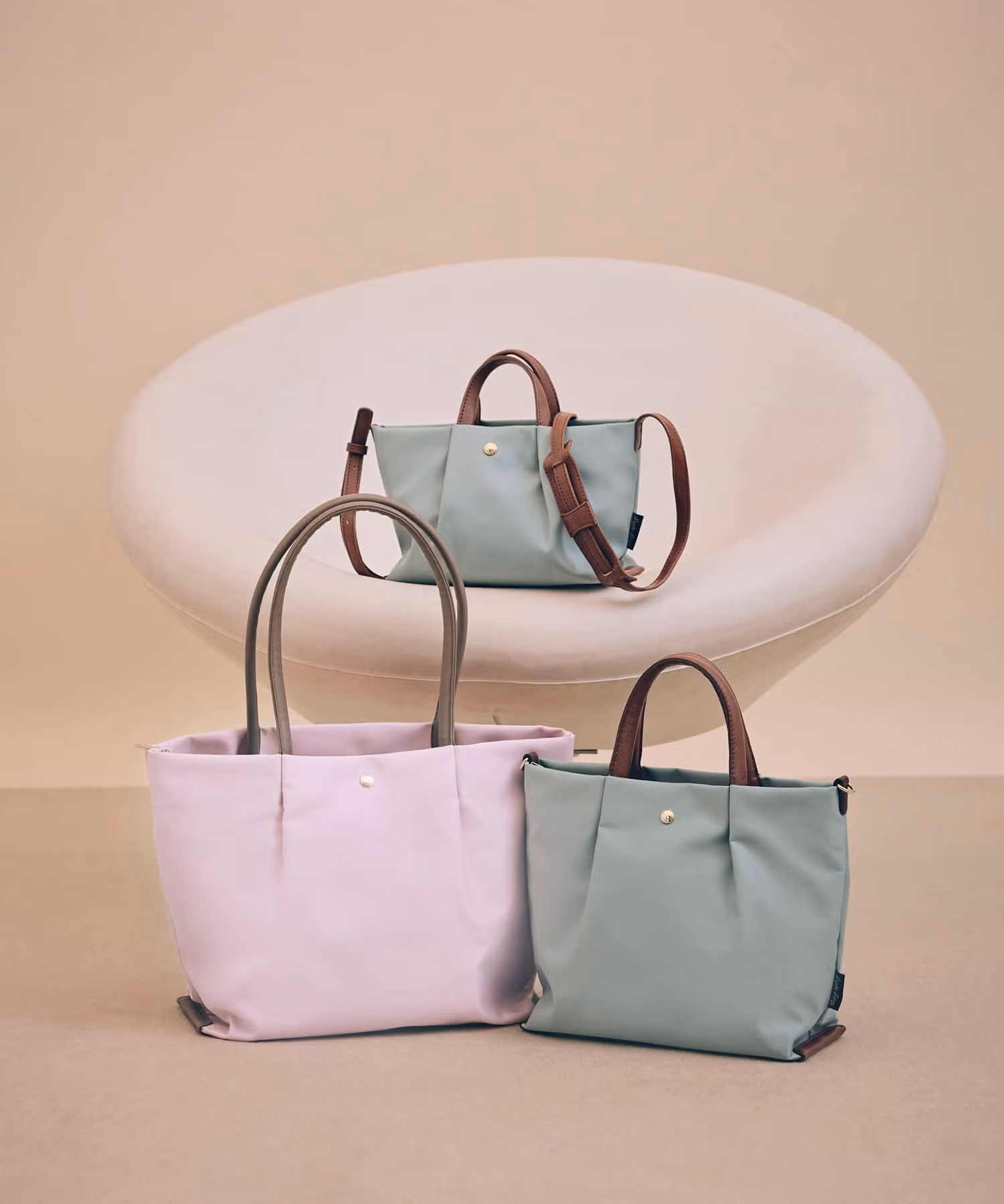 Legato Largo ショルダーバッグ 撥水 ショルダーパッド付き あおりポケット mini 肩楽 LH-L0005