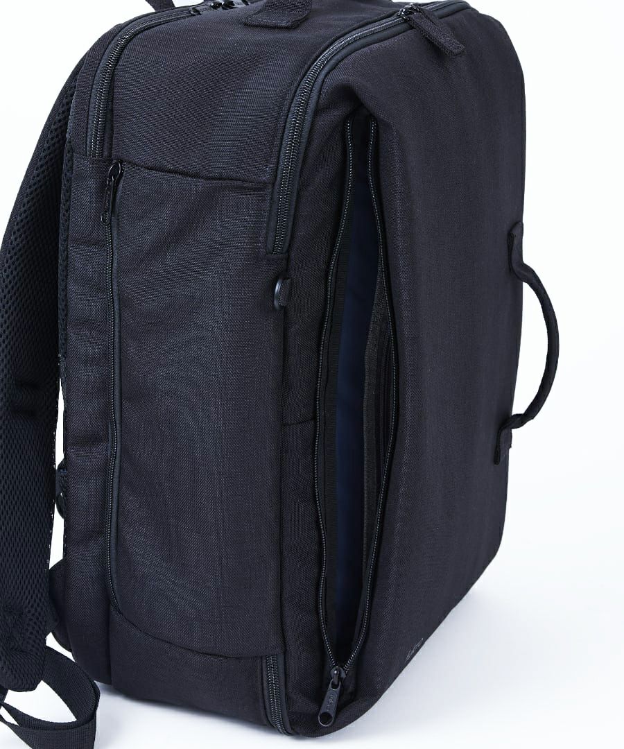 fulcro リュック バックパック 撥水 多ポケット メッシュポケット キャリーオン 0 ESSENCE fma-0004