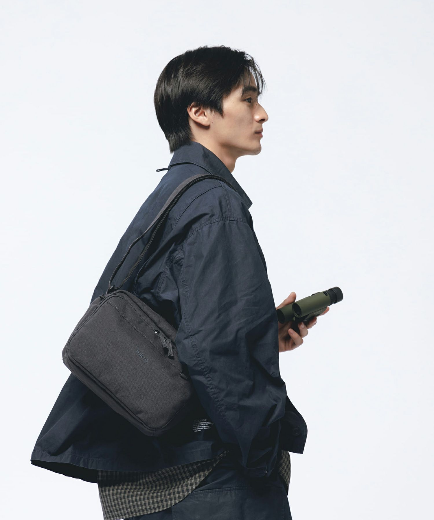 fulcro ショルダーバッグ 撥水 多収納 お財布機能付き 軽量 旅行用 mini Explorer fma-0012