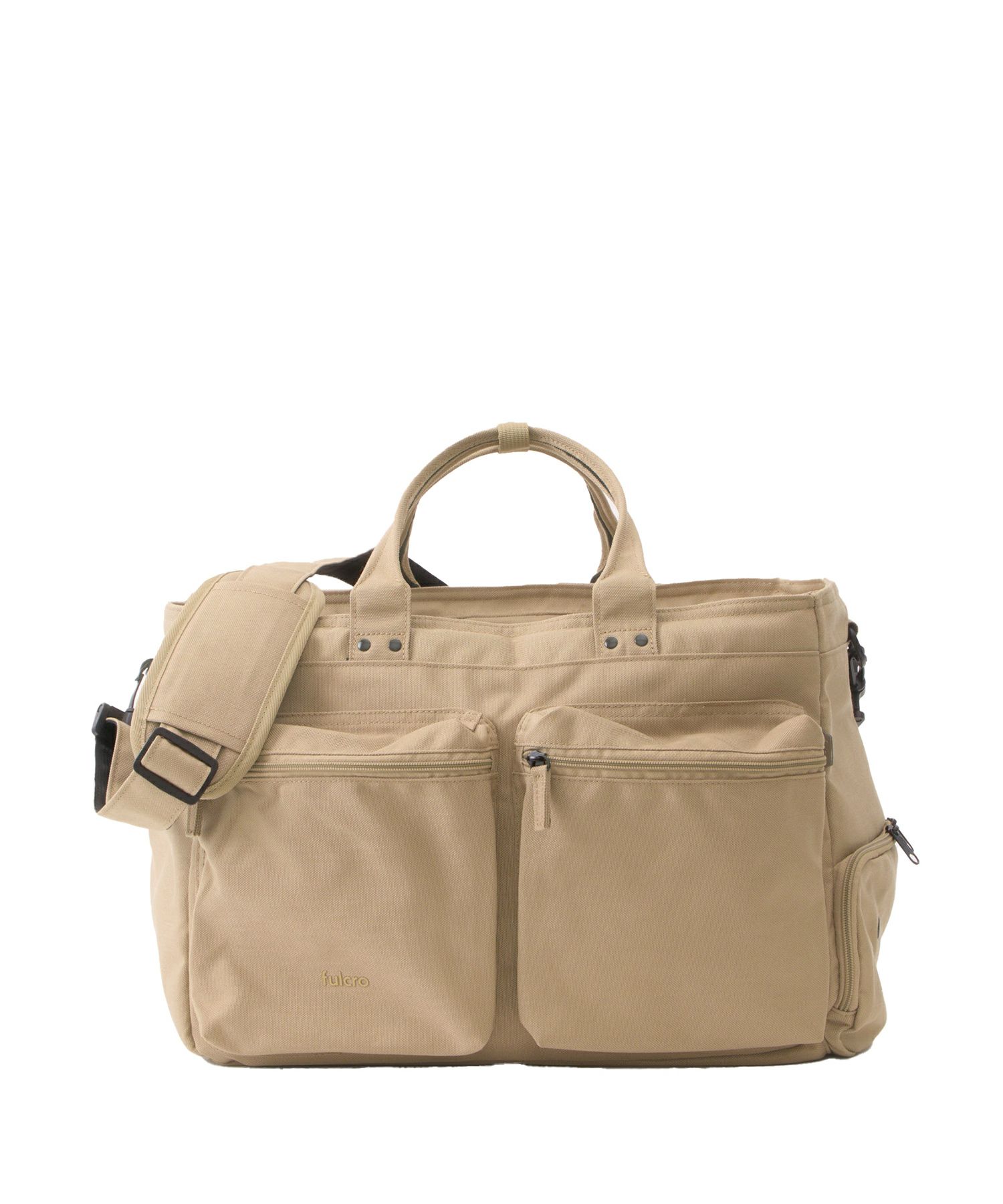 fulcro ボストンバッグ 撥水 キャリーオン シューズポケット付き 2WAY仕様 A4 Explorer fma-0013