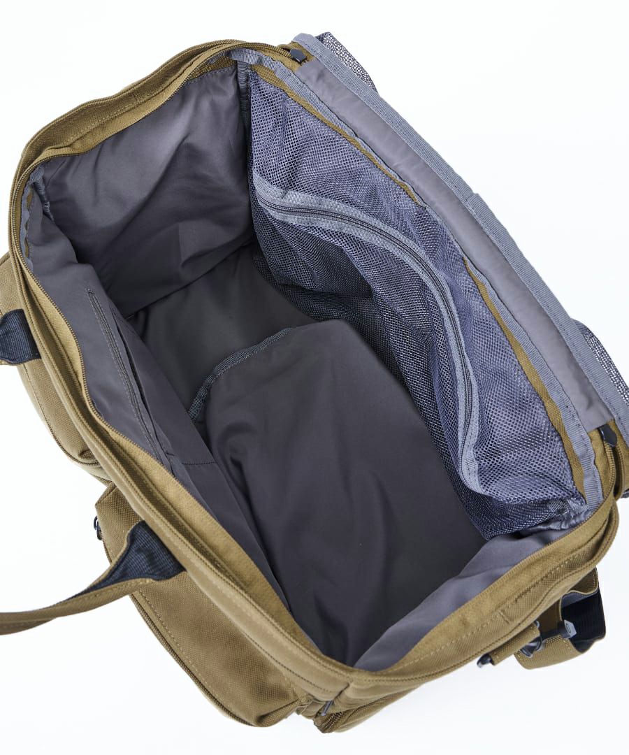 fulcro ボストンバッグ 撥水 キャリーオン シューズポケット付き 2WAY仕様 A4 Explorer fma-0013