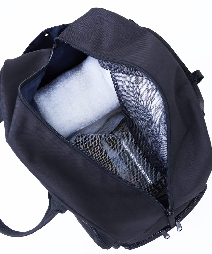 fulcro ボストンバッグ 撥水 大容量 形キープ シューズポケット付 ジムバッグ キャリーオン A4 City fma-0025