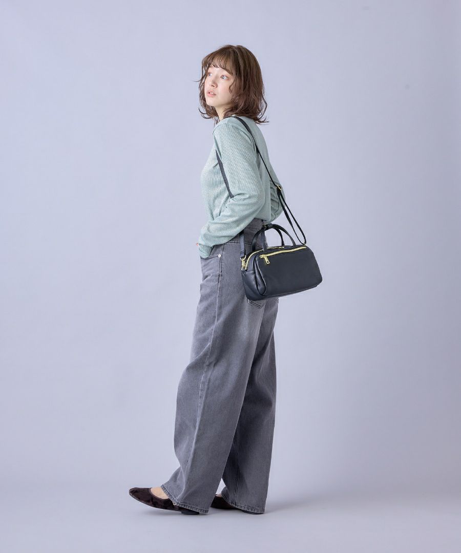 Legato Largo ショルダーバッグ 軽量 立体ポケット 2WAY mini コロリー LG-V0262