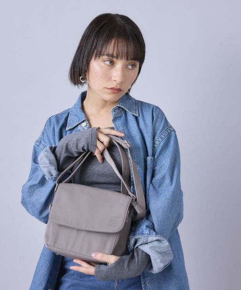 ショルダーバッグ・ポシェット Carry Cargo Back Gray ショルダーバッグ ショルダーポシェット 倉敷帆布 A5 バッグイン