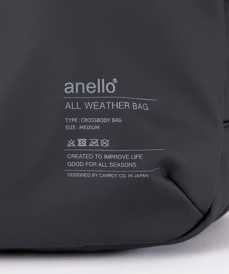 anello ボディバッグ ウエストポーチ 耐水 止水ファスナー キーフック 10ポケット A5 NIMBUS ATS1342