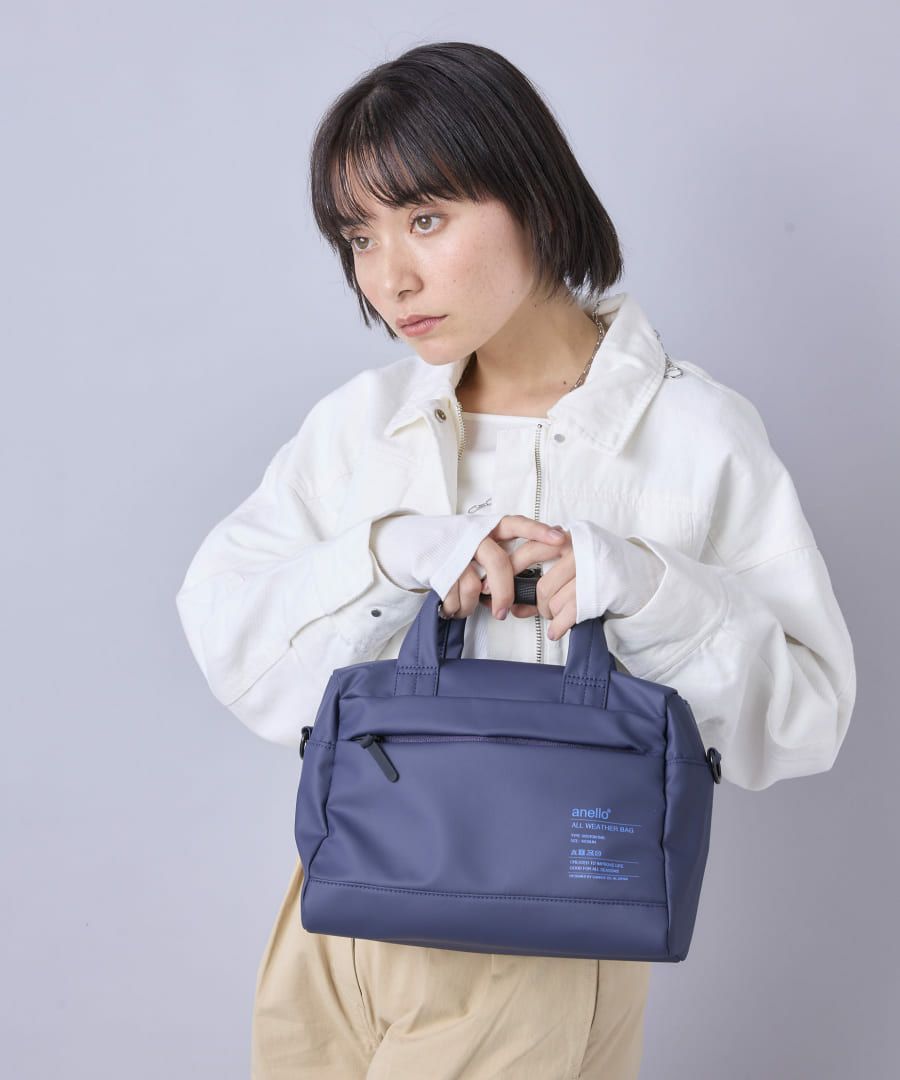 anello ボストンバッグ 耐水 止水ファスナー 2WAY A5 NIMBUS ATS1345