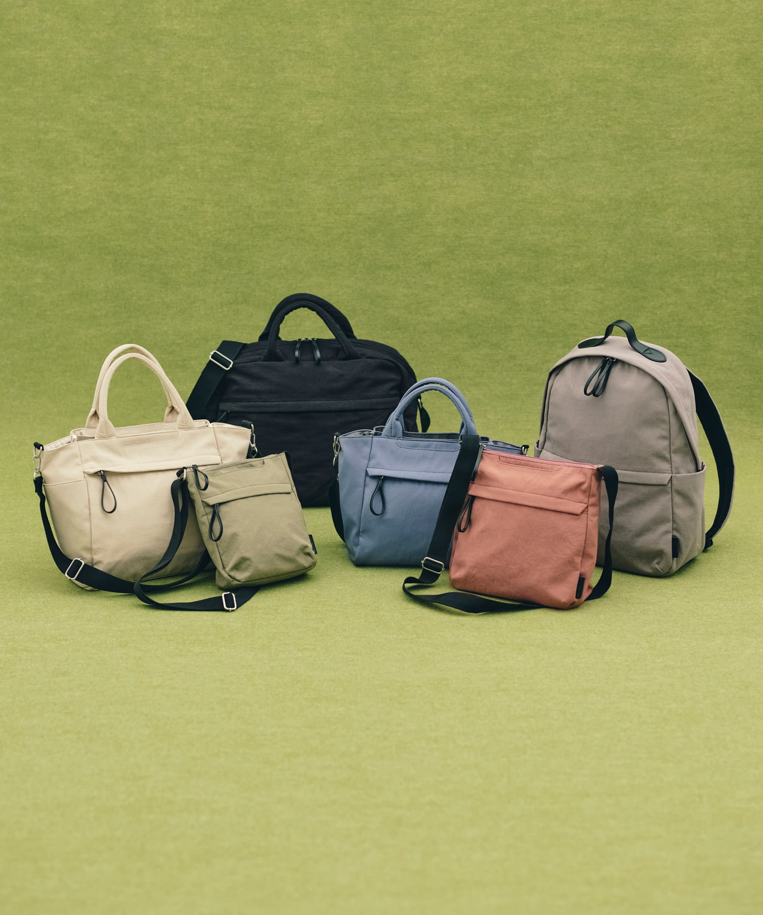 Legato Largo ショルダーバッグ ナチュらくバッグ 撥水 2WAY 5ポケット A5 ナチュらくバッグ LH-F3452