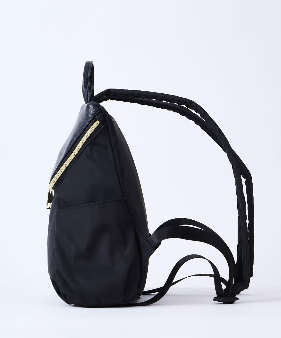 Legato Largo リュック バックパック 撥水 自立 軽量 合皮使い合わせ A5 グロッシーコンビ LI-E1595
