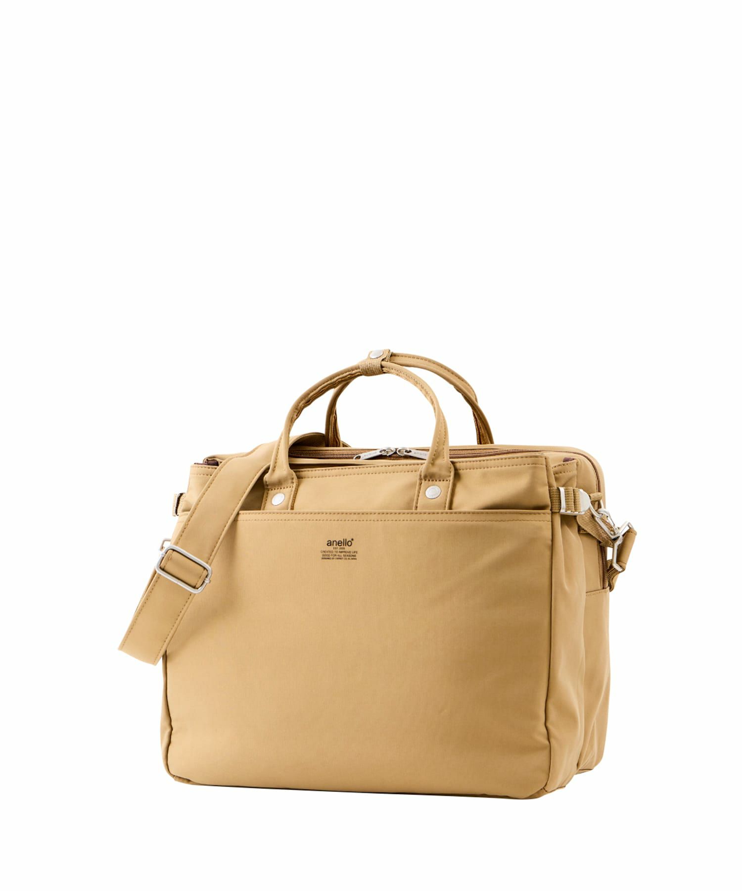 anello ショルダーバッグ 両面撥水 2WAY ２層 10ポケット A4 ALL IN ATH3692