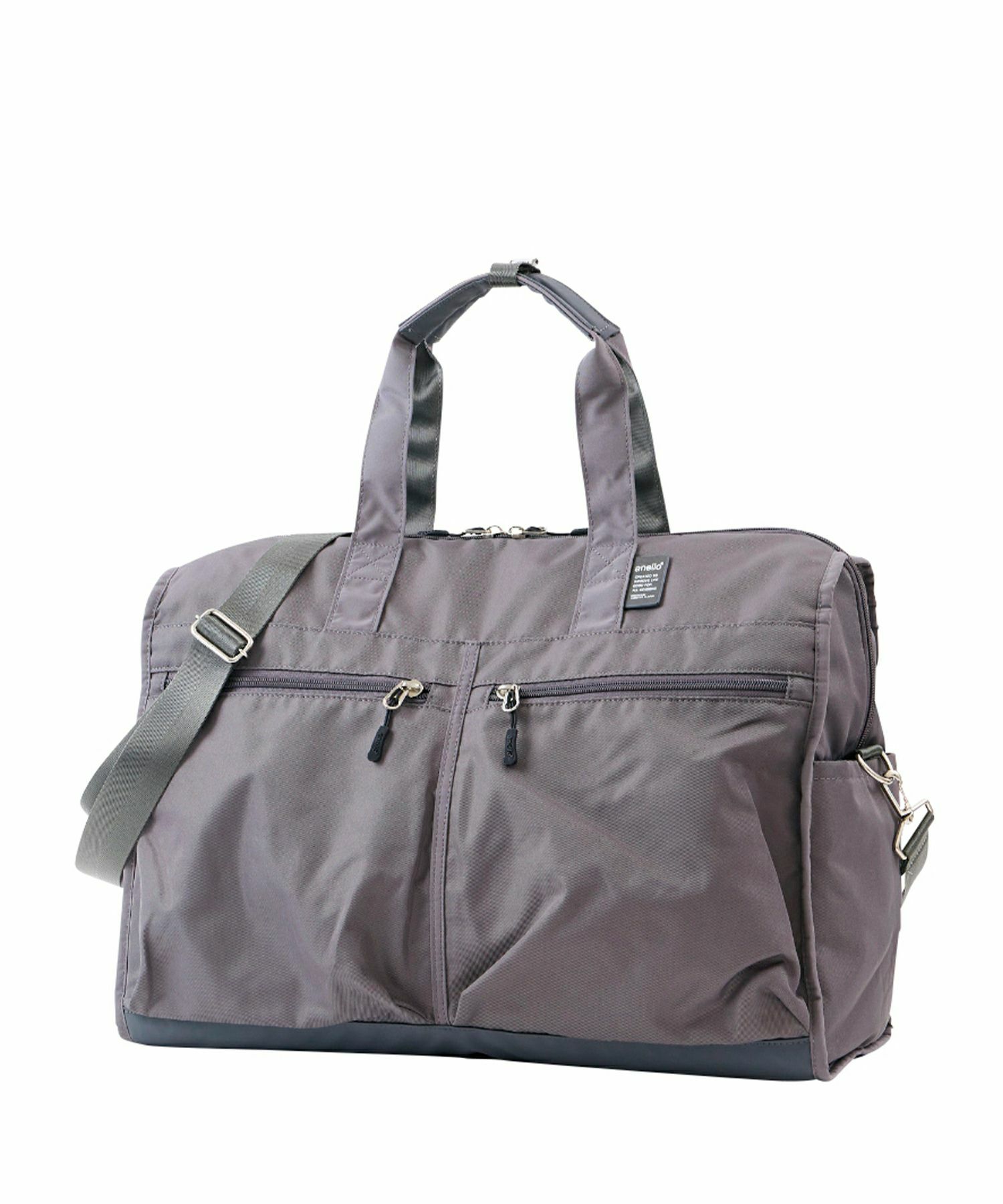 anello ボストンバッグ 両面撥水 軽量 大容量 37L 多機能 10ﾎﾟｹ 2W ｷｬﾘｰｵﾝ ﾎﾞﾄﾙﾎﾟｹ ｼｭｰｽﾞﾎﾟｹ A3 CARRY ATM0951