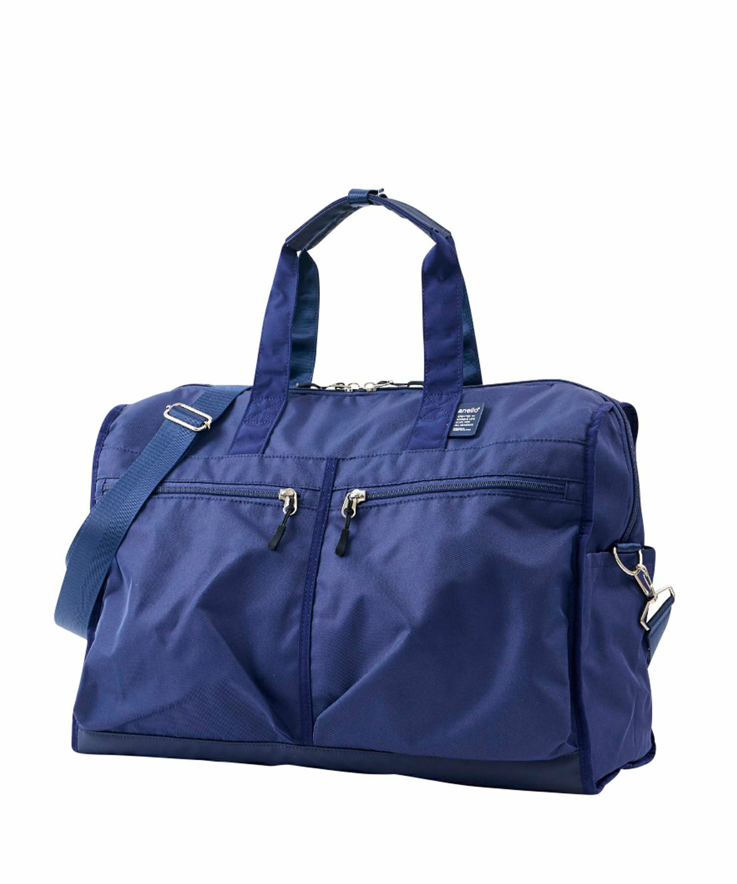 anello ボストンバッグ 両面撥水 軽量 大容量 37L 多機能 10ﾎﾟｹ 2W ｷｬﾘｰｵﾝ ﾎﾞﾄﾙﾎﾟｹ ｼｭｰｽﾞﾎﾟｹ A3 CARRY ATM0951