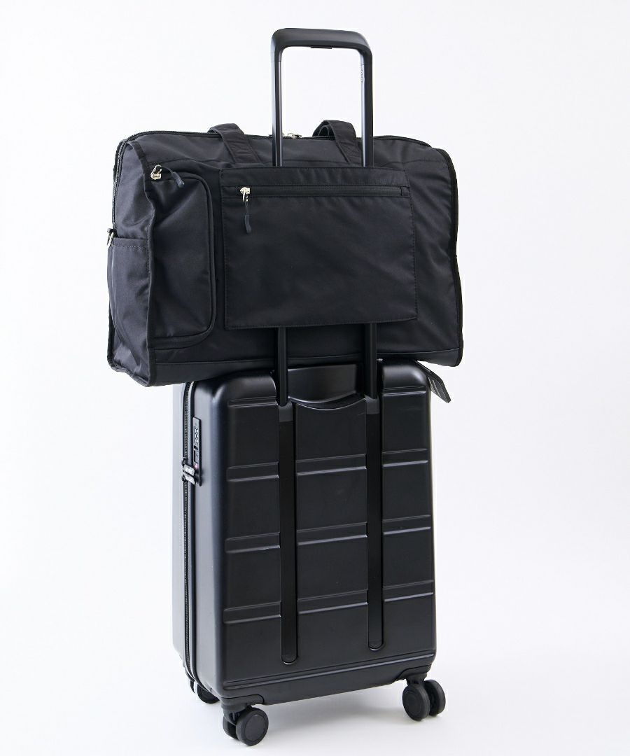 anello ボストンバッグ 両面撥水 軽量 大容量 37L 多機能 10ﾎﾟｹ 2W ｷｬﾘｰｵﾝ ﾎﾞﾄﾙﾎﾟｹ ｼｭｰｽﾞﾎﾟｹ A3 CARRY ATM0951